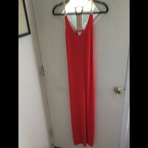 Rayon and spandex maxi